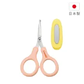 Combi 新優質安全剪刀(蜜桃粉)寶寶指甲剪 新生兒指甲剪【麗兒采家】