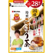 ☆蔓蔓小姐☆現貨 AHJIKAN 日本國產 牛蒡茶 焙煎 牛蒡 三角茶包 28入大容量 無咖啡因 冷熱水皆可