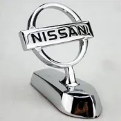 臺灣現貨Nissan 日産 汽車引擎蓋立標貼 車頭立標 立標車頭機蓋貼 車載改裝立體車標貼 金屬機蓋立標