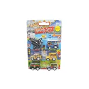 (店+)6入迷你回力車 NO.5826 公車+飛機/一卡入  首5824