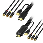 AV-HDMI線, HDMI-AV 轉接線 1080P 影音傳輸線