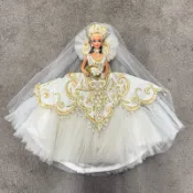 Mattel 芭比 Barbie 娃娃 Bob mackie empress bride 新娘 1992