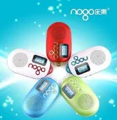 { 公司貨正版繁體 } 樂果 Q12大屏幕中文顯示 數位FM 收音機+插卡音箱+錄音功能