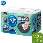 【蝦皮直營】金得意廚房紙巾巧撕廚紙112組x6捲 餐巾紙 吸油紙 廚房用紙