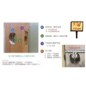 (店+)加安牌 廣安牌 60mm 喇叭鎖 C3600 附鎖匙 辦公鎖 臥室門 鎖 吋8 60mm