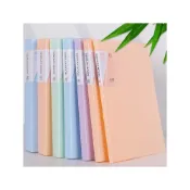 (店+)莫蘭迪彩色防水文件夾(多頁文件夾、活頁資料夾、桌面佈置袋、 A4文件夾、文件資料夾、資料夾、磨砂資料簿)