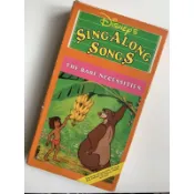 現貨 懷舊好物 擺設 迪士尼 錄影帶 Sing Along Songs: The bear necessities