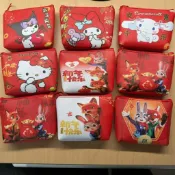 (台灣發貨)工廠賠錢出清 動物方程式 過年款錢包 賠錢出清 娃娃機 批發 送禮 禮物耳機收納包