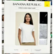 優惠至8/2 BANANA REPUBLIC女短袖上衣三入組#1965725【雪倫の小舖】Costco代購