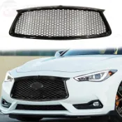 KP擎利國際 INFINITI Q60 碳纖維水箱罩 替換式 中網
