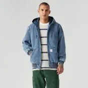 【LEVIS】Workwear 工裝系列 連帽牛仔外套 男生上衣 熱賣單品 A3222-0007