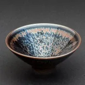 黑曜變黃金天目小斗笠杯 | 原廠把關 沈昆川 匠心手作 茶藝收藏