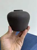 早期收藏老件茶道茶壺宜興紫砂茶葉罐