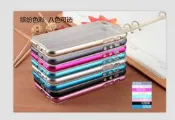 蘋果5手機保護殼 iphone5金屬航空鋁邊框+高透TPU W 