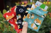 Sofie 機縫工房【呆萌小柴犬】分層符袋 平安符袋 香火袋 五色線項鍊符袋 保平安袋 寵物紅包袋 布悠遊卡套 手工手作