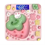 3D卡通立體智能體重計(體脂計 體重機 測量秤重)