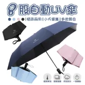 【台灣免運&現折$300】8股自動UV傘 雨傘 晴雨傘  一鍵開收雨傘 抗風 加大 雙人折疊晴雨傘 廣告傘 傘 陽傘