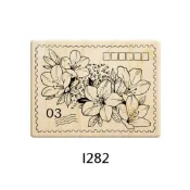 Micia 楓木印章-P375花漾迎新年-杜鵑花郵票(I282)
