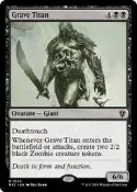 [ALG卡牌專門] MKC 卡洛夫莊園指揮官 Grave Titan 墓地泰坦 英文