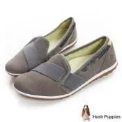 【Hush Puppies】輕量運動休閒懶人鞋(灰色)~US7(24.5cm)
