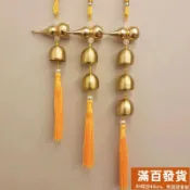 ✨台灣出貨+統編✨ 銅鈴鐺葫蘆化五黃二黑風水閣風鈴及配件黃銅葫蘆小鈴鐺送硃砂