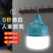 【臺灣-出貨】雷達人體感應燈無線應急樓梯道走廊過道入戶免佈線不插電led燈泡