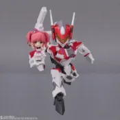 BANDAI 萬代 代理版   TINY SESSION 超時空要塞 VF-31C 齊格菲(米拉潔機)&瑪基娜