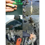神人越 高比重距離 投沉水小米諾 抗急流 假餌路亞LURE微拋根魚捲仔溪釣小魔獸岸拋鐵板竿曲柄鉤浮水鉛筆波趴波爬軟蟲
