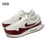 Nike 休閒鞋 Wmns Air Max 1 LX Team Red 女鞋 男鞋 米白 紅 皮革 復古 膠底 FJ3169-100
