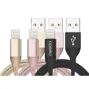 【Oweida】MFI認證 USB to Lightning 高速編織線 180公分