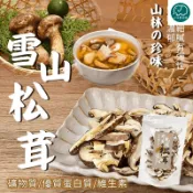 山林的稀珍菌菇 野生雪山松茸 松茸 雪山 山珍 菇類 乾貨 天然 養生 八味養生鋪 50g/包