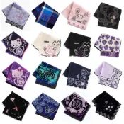 日本原裝 ANNA SUI 安娜蘇 全新正品 棉100% 刺繡 毛巾 手帕 小方巾 方巾 貓咪 蝴蝶 多款 現貨