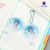 ✑✒客製化 【應援扇】 亞克力 迷你娃用 透扇 明星周邊 mini透明 小扇子 應援透明扇 來圖做 馬小小訂製