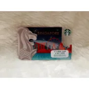 新加坡 星巴克 STARBUCKS 2015 SINGAPORE 魚尾獅 國家卡 地區卡 隨行卡 儲值卡 星巴克卡 收藏