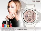 CASIO卡西歐 手錶專賣店 Baby-G BGA-152-7B2 女錶 夏日風 42mm大錶徑 三眼液晶