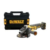 【DEWALT 得偉】20V無碳刷4吋100mm砂輪機 空機+箱 側開關(DCG405NK)