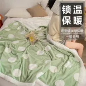 協貿國際日用品生活7館 毛毯春秋加厚珊瑚絨毯子床上用沙發蓋毯羊羔絨法蘭絨床單鋪床冬季