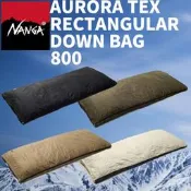 日本 NANGA 睡袋 AURORA TEX RECTANGULAR DOWN BAG 登山 露營 旅行 羽絨 戶外