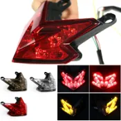 協貿國際日用品生活9館 摩托車川崎Z800/ZX-6R z125 13-15年改裝后尾燈LED后剎車燈轉向燈