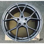全新鋁圈 正 STANCE SF07 18吋旋壓 5孔114.3 100 108 112 120 亮灰底+染灰透車面刷絲