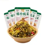 【多多優選】烏江爆炒酸菜30g/袋 獨立包裝 方便攜帶 下飯菜 拌飯拌麪 即食下飯菜 外婆菜 海帶絲 蘿蔔乾