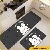 客製地墊+環保無石綿 加厚 可愛廚房地墊 軟矽藻土地墊 珪藻土地墊 廚房腳踏墊 吸水地墊 廚房防滑墊 長地墊 大尺寸地墊