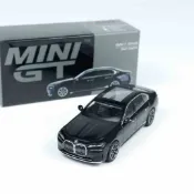 MINIGT 1:64 #802 BMW BMW i7 黑色 合金汽車模型