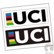 機車貼紙  UCI世界自行車聯盟LOGO貼紙公路車山地車貼自行車架前叉頭盔定製 汽車車身裝飾反光貼紙防水防曬T14