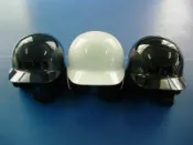 “綠野運動廠“~海鳥牌~職業等級亮面雙耳打擊頭盔(深藍,白,黑)~尺寸齊全~CNS認證(免運費)