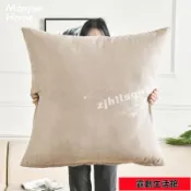 桃園店🥇免運🥇亞麻大抱枕套沙發靠枕套超大號靠墊套純色抱枕套臥室腰枕套床頭靠墊套80x80 70x70 65x65 F