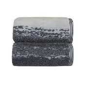 【Sorema 舒蕾馬】絕美冷調都會時尚毛巾-WALL 30x50cm 2入組 南歐明星品牌(★五星級時尚渡假飯店風格★)