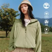 Timberland官方旗艦 女款灰綠色寬版多功能防曬外套|A42CF590