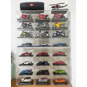 【金格創意】壓克力展示盒12格  B121 適用部分7-11超商 集點模型車 超跑、法拉利、保時捷、藍寶堅尼、合金模型車