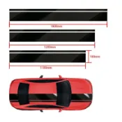 亮黑 引擎蓋 車頂 後車箱 貼紙 適用 W203 W208 W210 W166 GLA GLC GLE ML C117